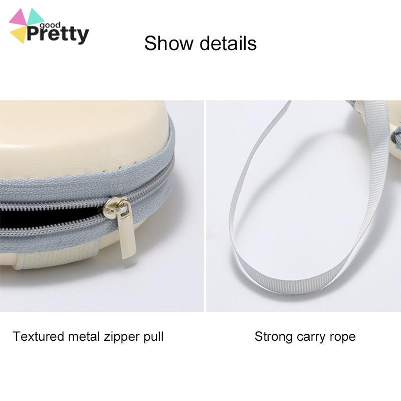 Case Penyimpanan Kacamata Portabel Model Lipat Dengan Kait Dan Ritsleting - PD