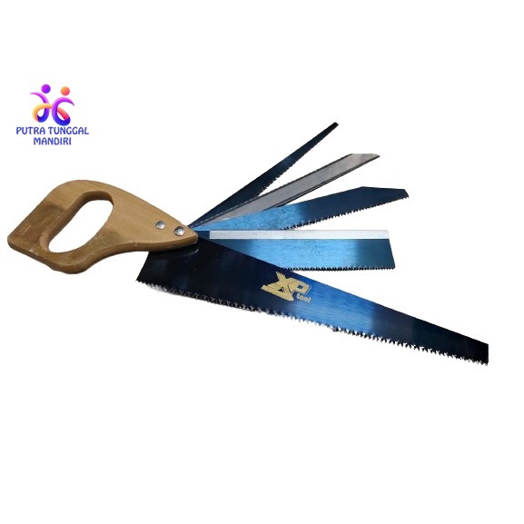 PTM - Gergaji Kayu Gagang Kayu 5 Rupa XP Tool MagicSaw 5 Pcs Set Multifungsi