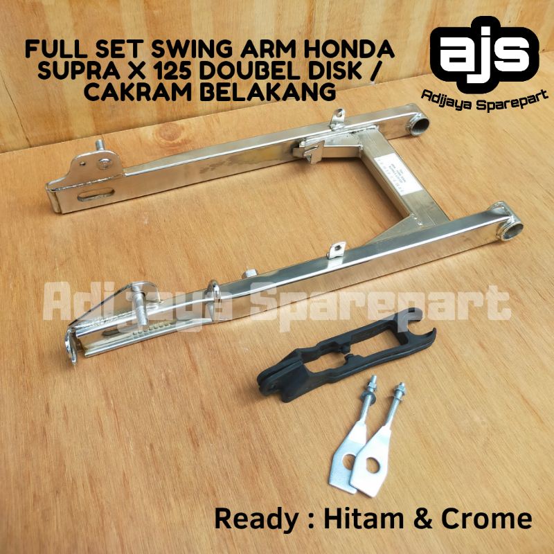 Swing Arm Arem Lengan Ayun Motor Honda Supra X 125DD Double Disk Cakram Belakang Batman Fi Karbu Mod