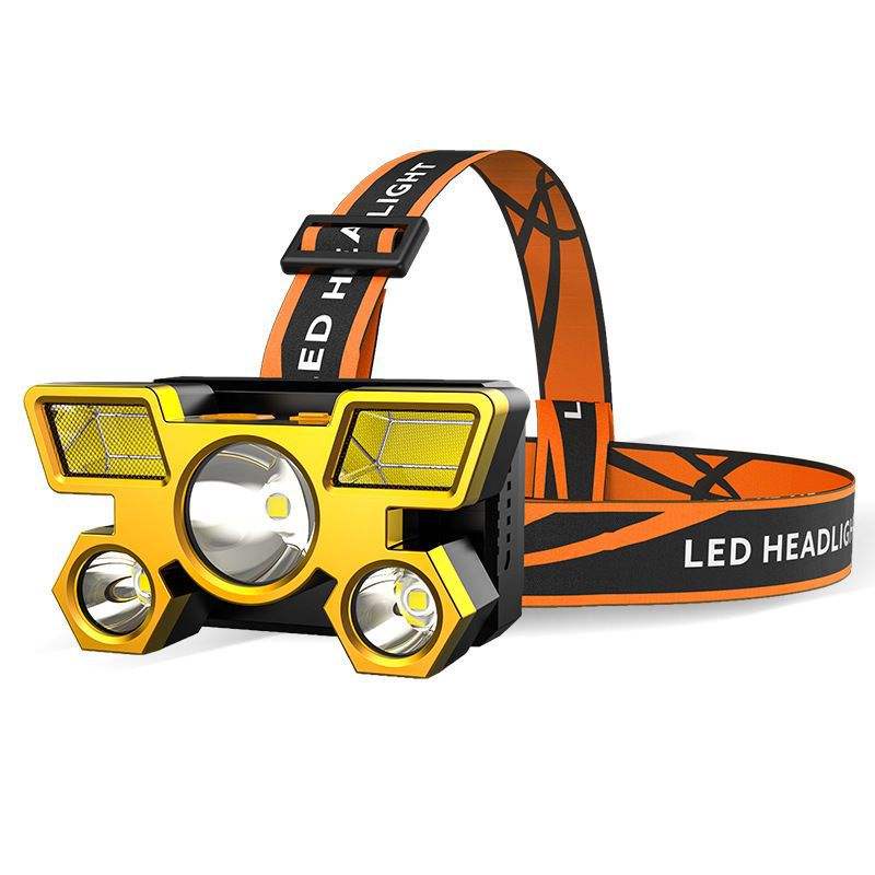 HEADLAMP 5 LED COB Rechargerable / Senter Kepala Multifungsi / Senter Kepala LED 5in1