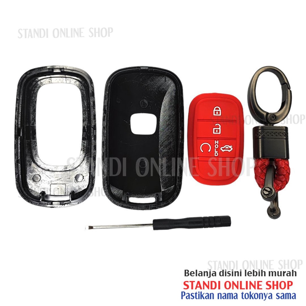 Cover Smartkey Sarung Kunci Carbon Smartkey All New Honda HRV HR-V SE