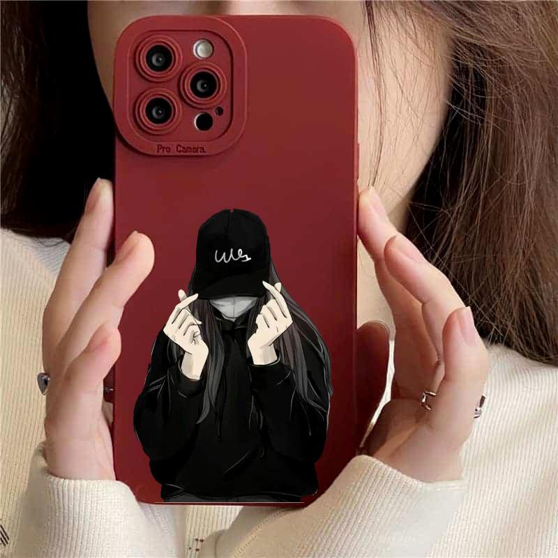 CC26 Softcase pro kamera motif girl cool for Iphone 6 6s 6+ 6s+ 7 8 X Xs Xr Max 11 12 13 Pro Max 14+ Plus and Infinix Hot 9 10 11 11s NFC 12 12i Play Note 8 12 Pro 5G Smart 5 6 6+