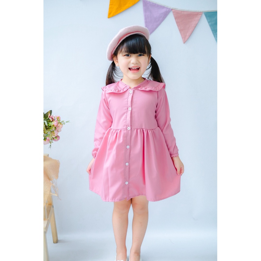 DRESS ANAK KEKINIAN PAKAIAN ANAK PEREMPUAN USIA 3-6 THN