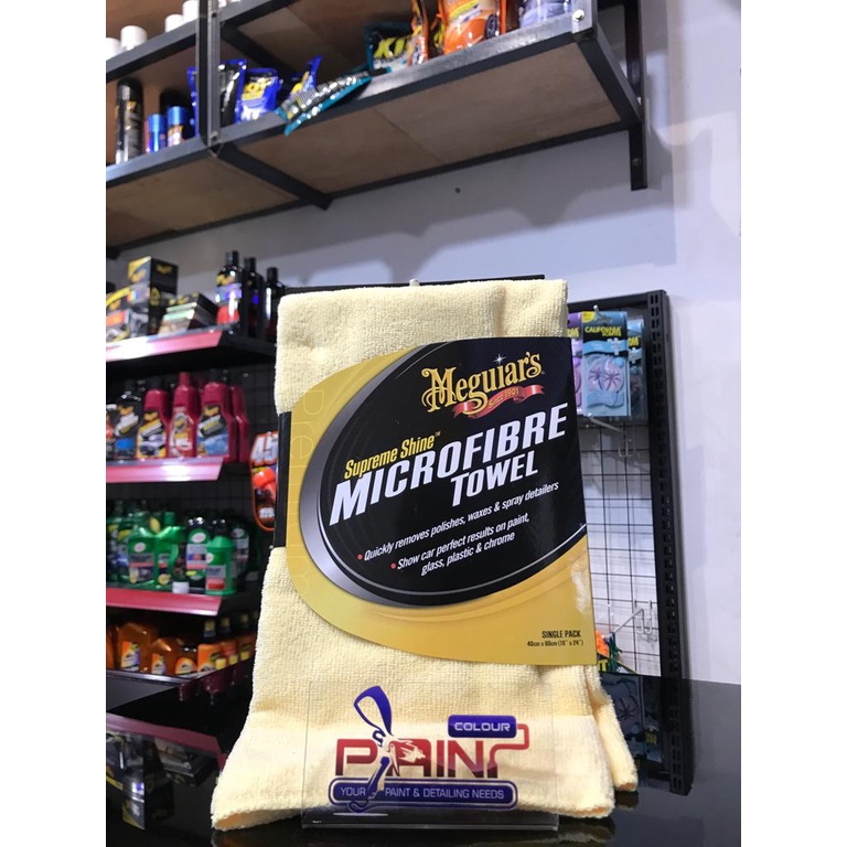 Meguiars X2010EU Supreme Shine Microfibre Towel, Lap Microfiber Mobil