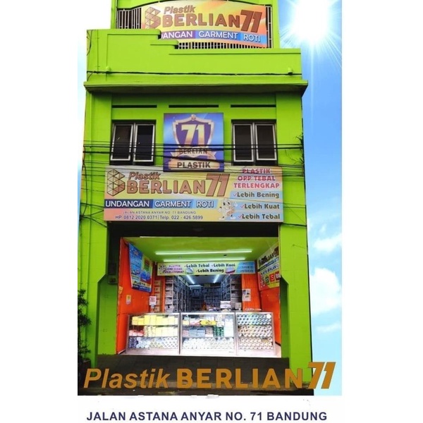 

40 x 45 cm Plastik OPP TEBAL (100 lbr) (lem/seal)