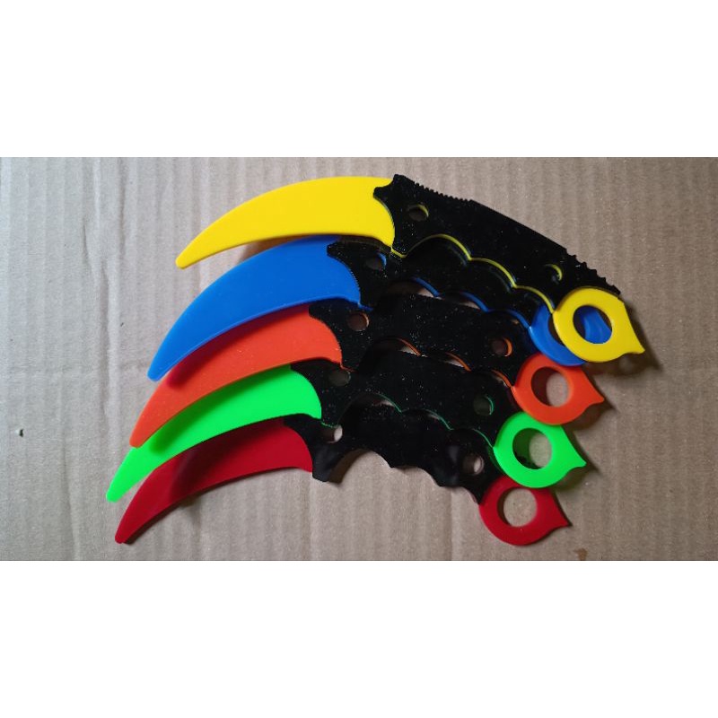 KARAMBIT DUMMY MAINAN AKRILIK