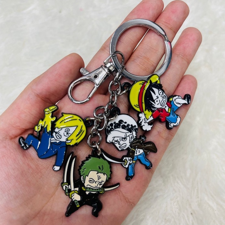 ACC 007 Keychain Ganci Caracter Luffy-Zoro-Law-Sanji One Piece