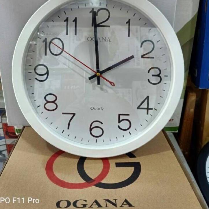 Paling Dicari JAM DINDING OGANA 8989 POLOS / JAM DINDING