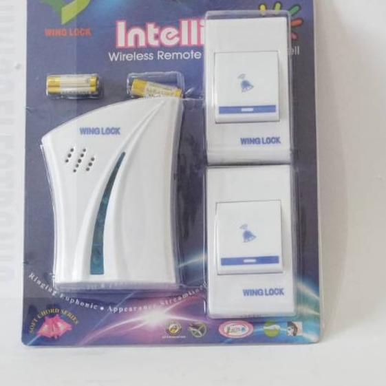 Bel Pintu Wireless 2 Remot/Bel Rumah 2 Tombol/Doorbel Wireless