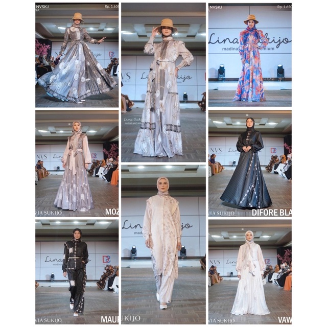 BELINA RAYLA VILYA YASMINA MOZA DIFLORE BLACK, NAYA VAWZA BY LINA SUKIJO DAN NVS