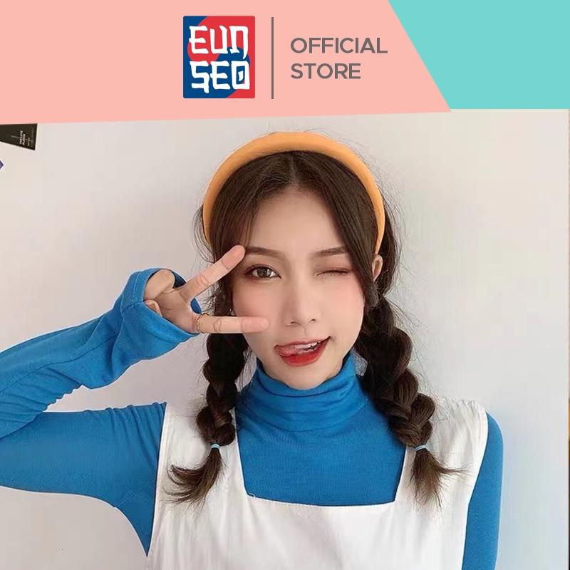 EUNSEO Bandana Colorfull Big Bando Headband Fashion Korea Import