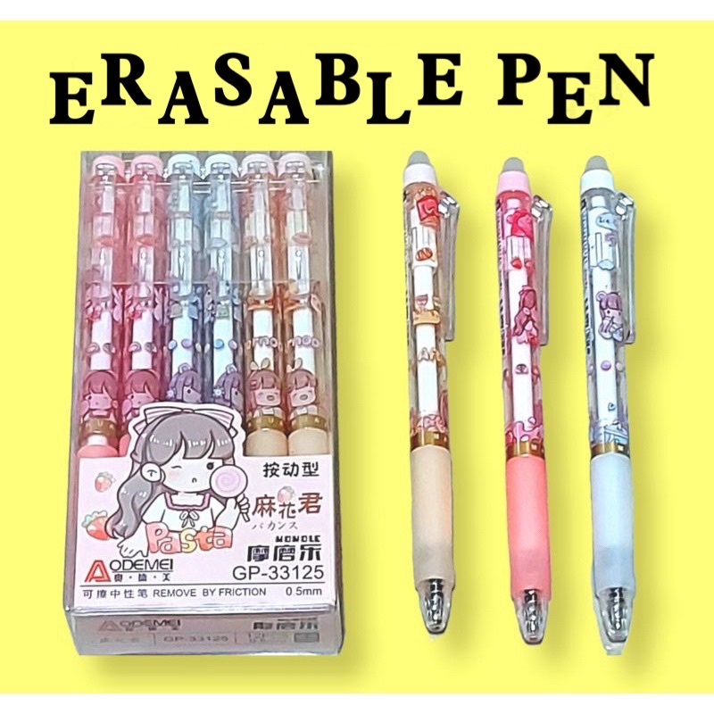 

Pulpen Mekanik Bisa Dihapus Tinta Hitam Bolpoin Gel Erasable Pen Pena Pulpen Yang Bisa Dihapus Lucu Pulpen Hapus