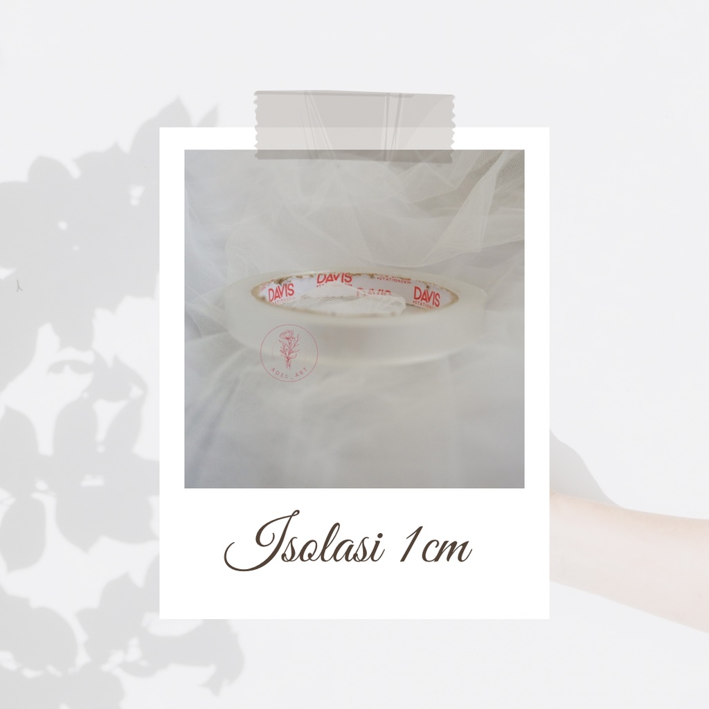 

ISOLASI BENING KECIL DAVIS MERAH 0,5 INCH