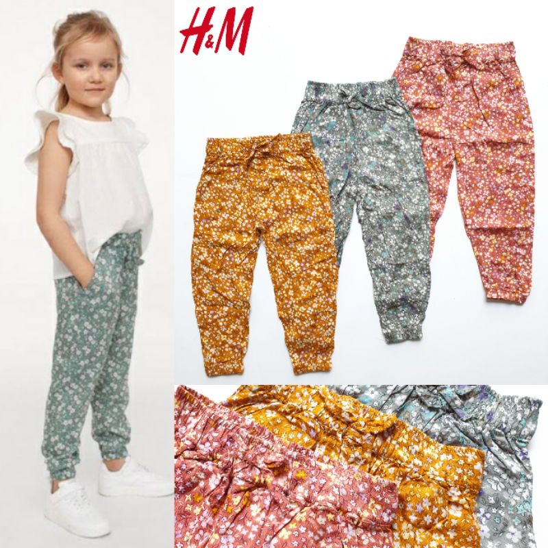 GROSIR 10PCS JOGER RAYON VISCOSE ANAK PEREMPUAN CMT HM HNM