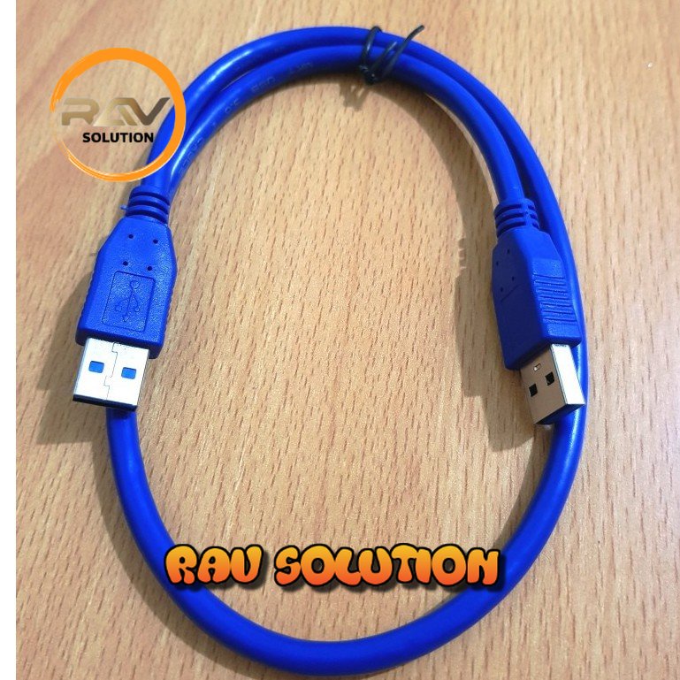 KABEL USB 3.0 MALE TO MALE 60CM HIGH QUALITY / AM AM VERSI 3.0 60 CM