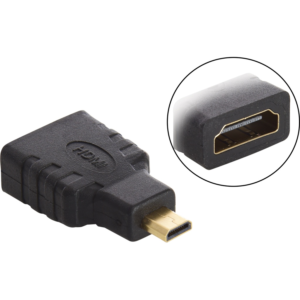 MICRO HDMI TO HDMI FEMLAE Converter Konverter Connector Conector Konektor Female Hdmi to Male Micro Hdmi PC LAPTOP TABLET