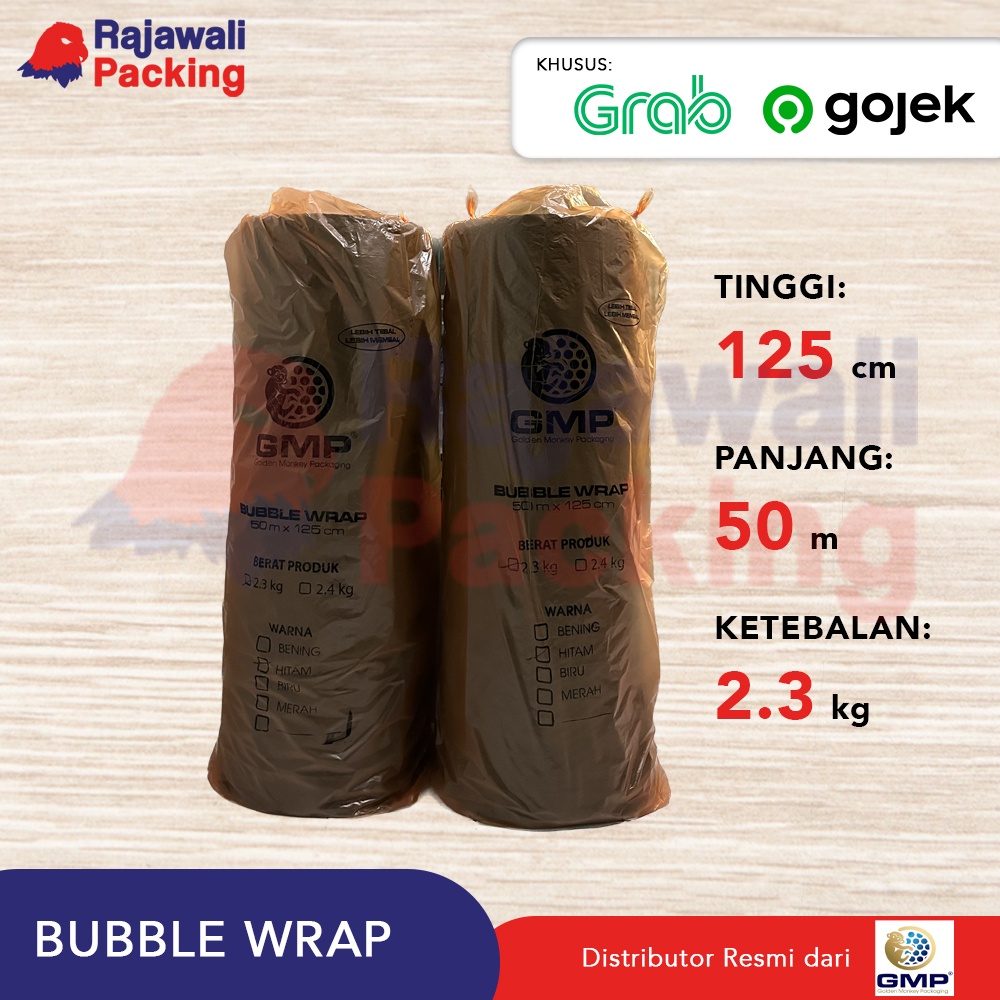 

Bubble Wrap BLACK 50m x 125 cm GMP 2.3kg