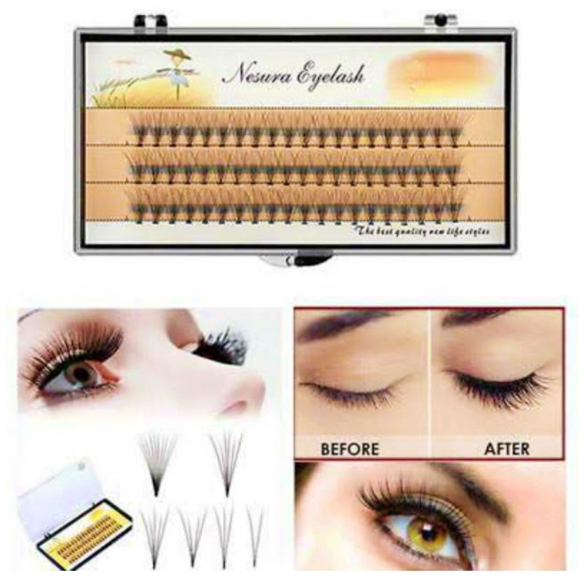 NESURA Bulu Mata 2D 3D 4D 5D 6D 10D Russian Eye Lash Extension XX093