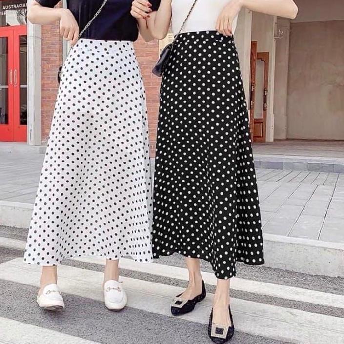 FLASH SALE ROK POLKADOT / ROK PLISKET POLKADOT / ROK PLISKET MOTIF POLKADOT / ROK POLKA / ROK POLKAD