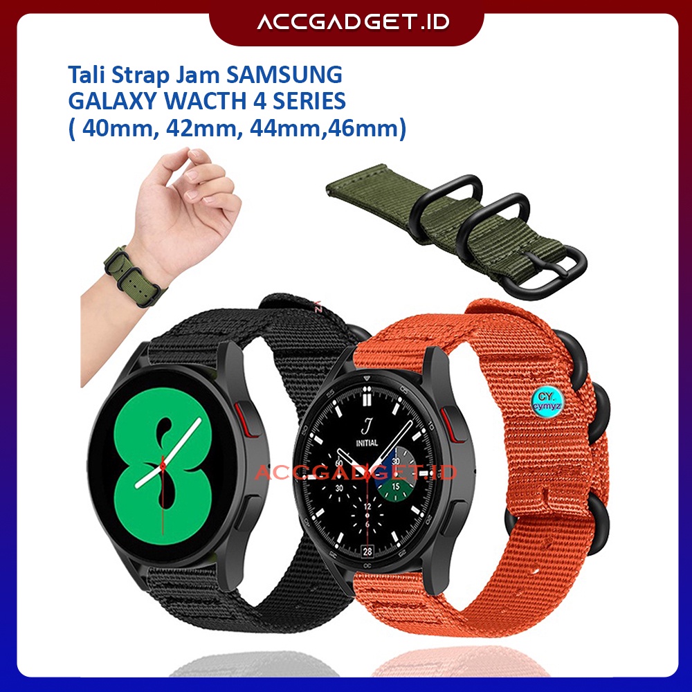 Tali Strap Jam Galaxy Watch 4 40mm 44mm / Watch 4 46mm 42mm - Nyl20 Wooven Nylon