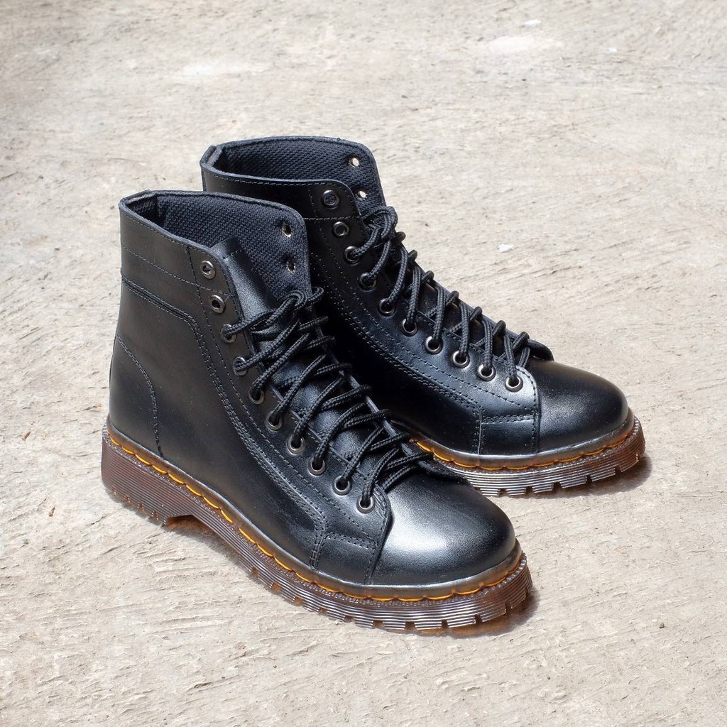 Sepatu Boot Tinggi Wanita Azcost Alpha Hitam