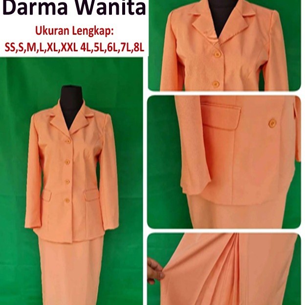 Stelan Blazer Baju Seragam Dharma Wanita