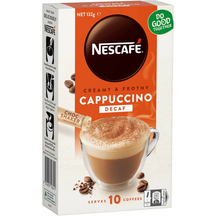 Jual Nescafe Cappuccino Decaf Coffee Sachets Shopee Indonesia
