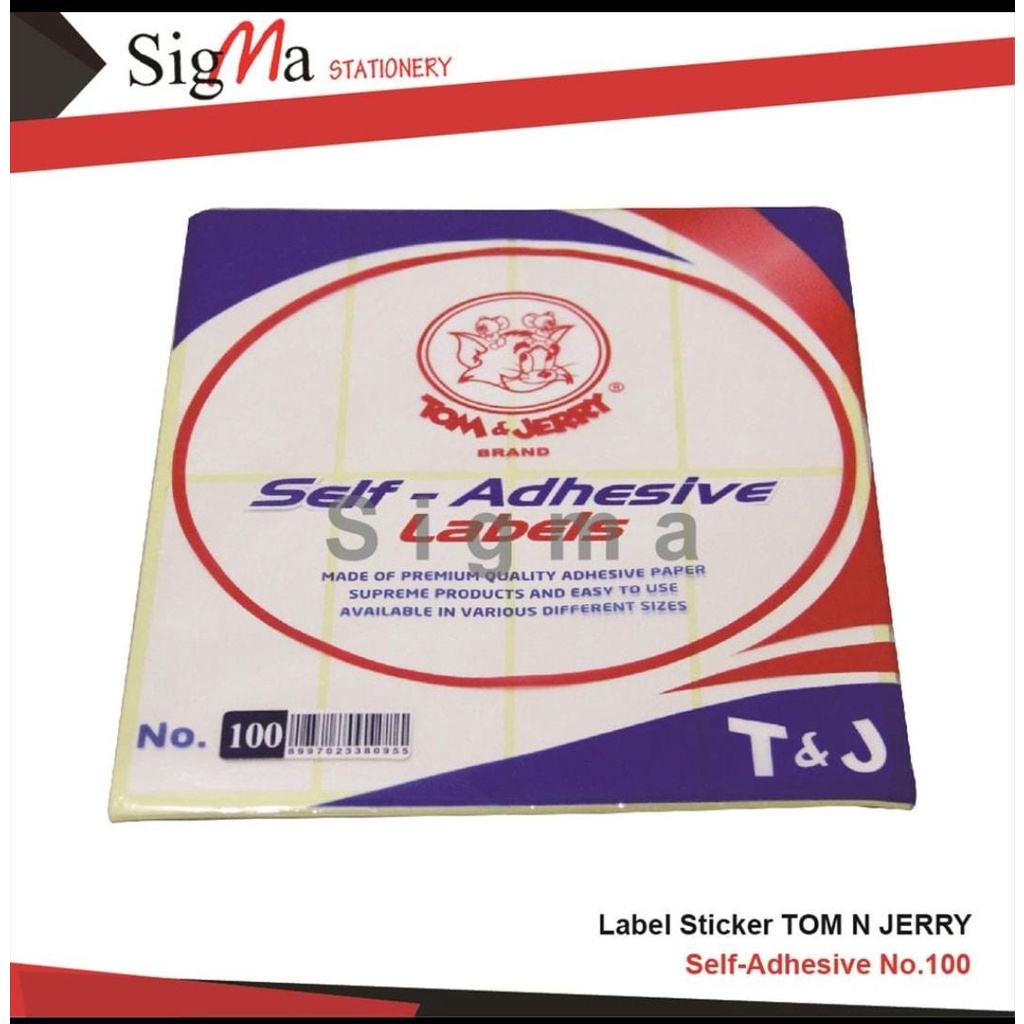 

Tom n Jerry Label Putih 100 (Pad)