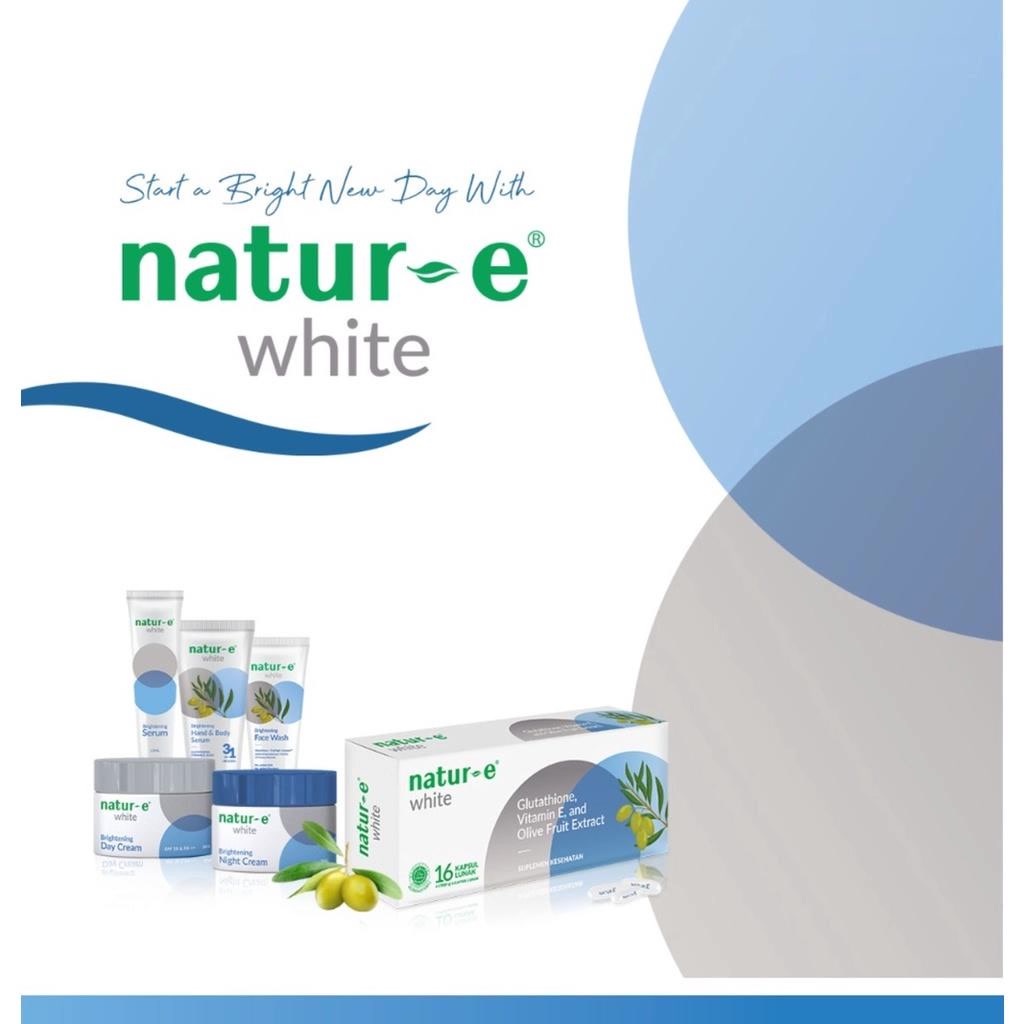 ★ BB ★ Natur-E White Brightening SERIES - Face Wash - Serum - Day &amp; Night Cream - Hand &amp; Body Serum