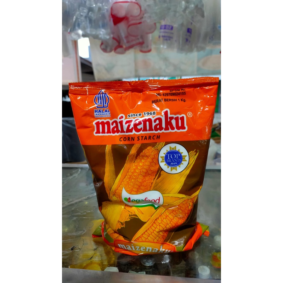 

Maizenaku 1000GR MAIZENAKU TEPUNG JAGUNG 1KG GRAM - CORN STARCH MAIZENA PATI JAGUNG