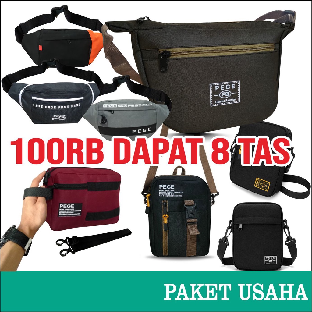 Paket Usaha Tas Model Selempang Waistbag Slingbag - PG Paket Usaha 1