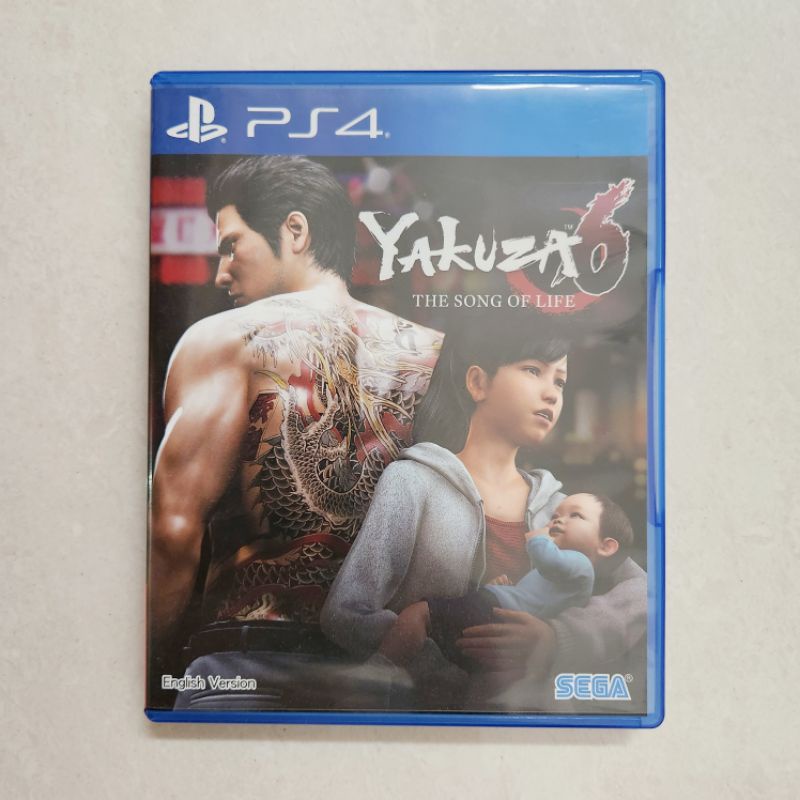 PS4 Yakuza 6 The Song of Life Preloved BD Kaset