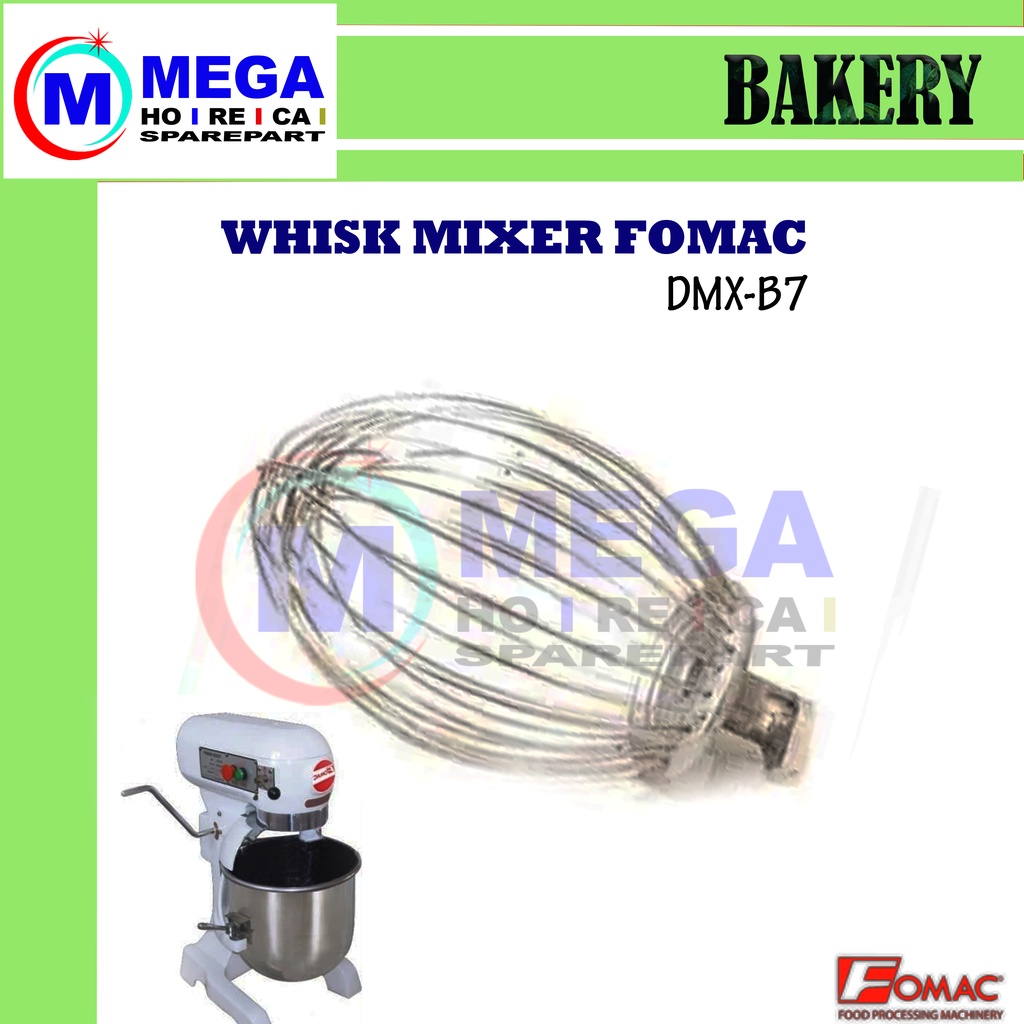DMX-B7 Whisk - Pengaduk Planetary Mixer Fomac