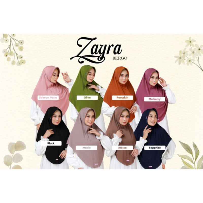 BERGO ZAYRA by Linalivia Hijab