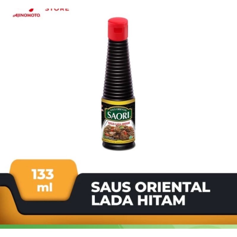 

saus lada hitam Saori 133 ml