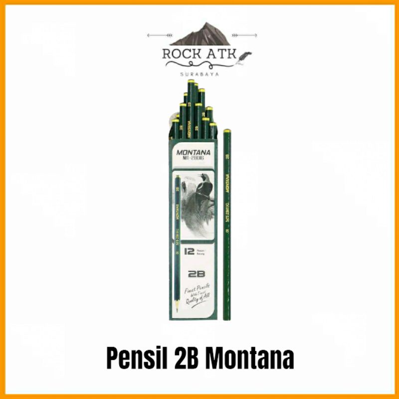 

Pensil 2B / Pensil Ujian Komputer 2B montana Biru (Lusin)