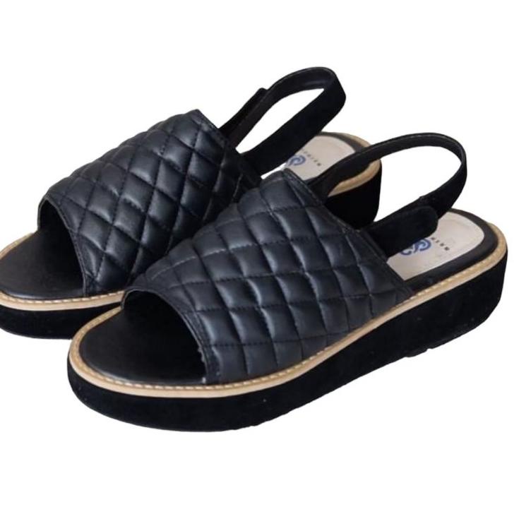 A81G Sandal Wedges Wanita Kasual Terbaru Platform / Sandal Cewek Kekinian Viral / Sendal Wanita Kore