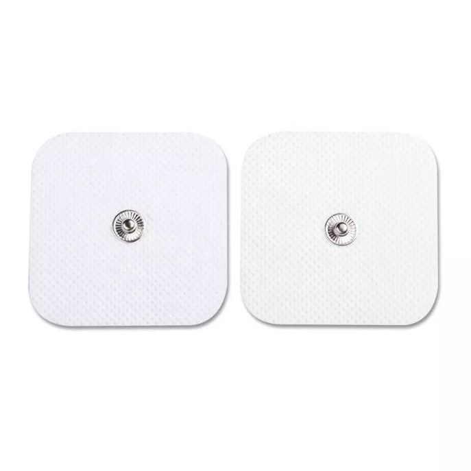 Alat Pijat Terapi Pad Tens Kancing Pads EM / Pad Elektroda Terapi Stroke Nyeri Sendi Otot Size 5cm X 5cm