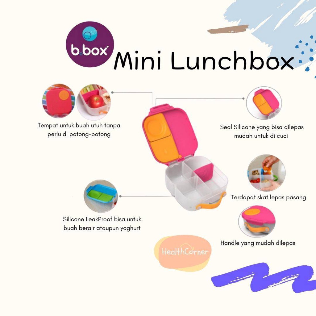 BBOX MINI Lunchbox - Kids B BOX Lunch Box Kotak Bekal Tempat Makan Anak Leakproof