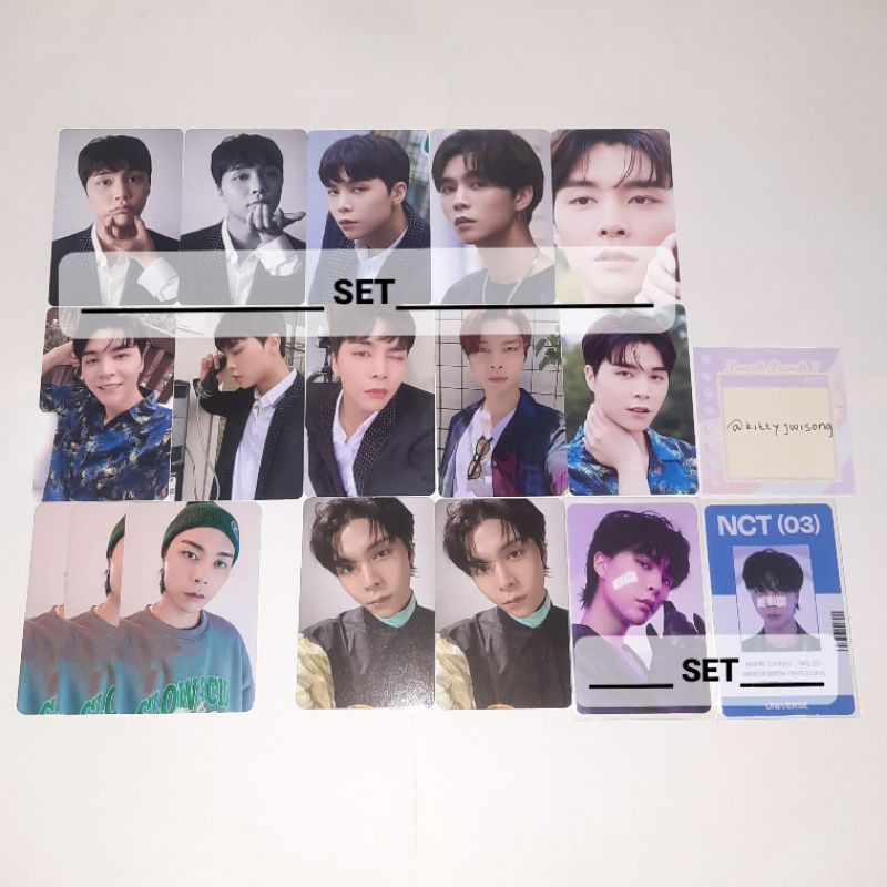 [READY] NCT 127 2021 JOHNNY PHOTOCARD DICON SLOW ACID STICKY STICKER ID + PC UNIVERSE FAVORITE