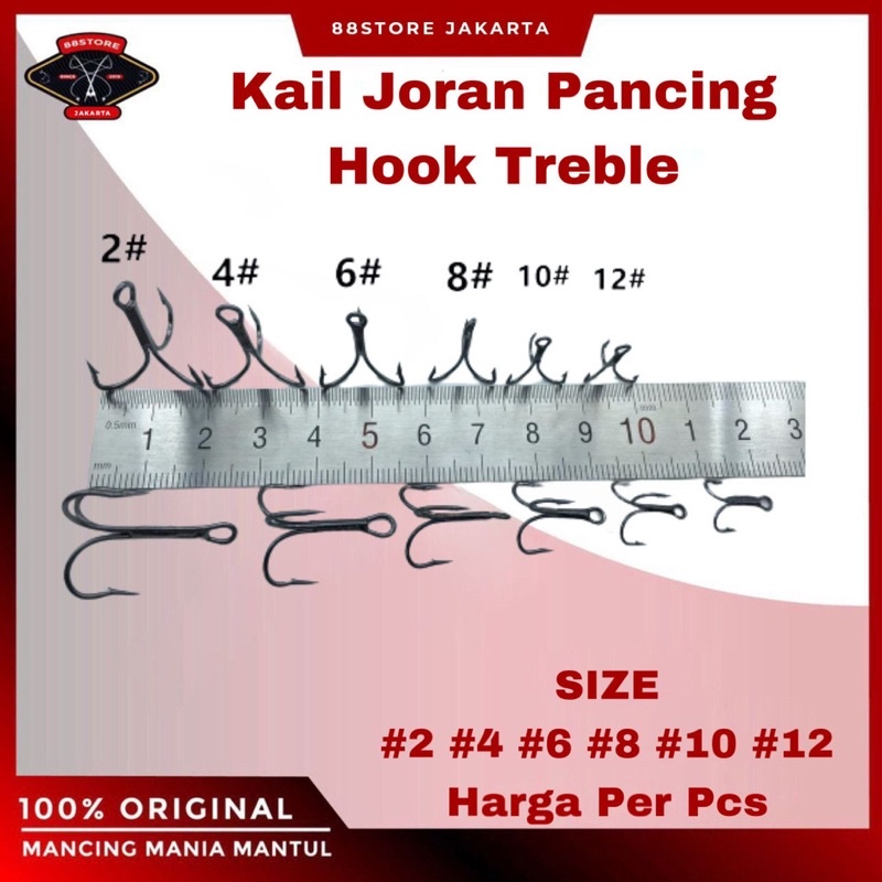 88store kail treble hook carbon steel