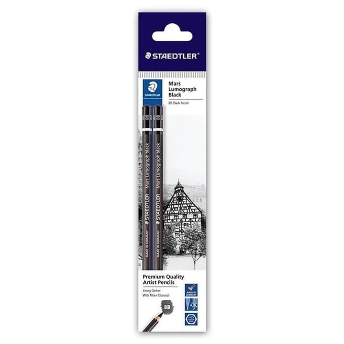 

BAYAR DITEMPAT Staedtler Mars Lumograph 8B Black - 2pcs /ALAT TULIS AESTHETIC/ALAT TULIS SEKOLAH/ALAT TULIS SET/ALAT TULIS LENGKAP/ALAT TULIS ANAK/ALAT TULIS LUCU