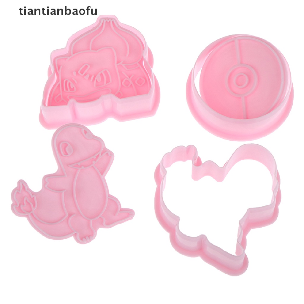 6 Pcs / set Cetakan Kue Desain Kartun Anime Pikachu Pokemon Untuk Hadiah