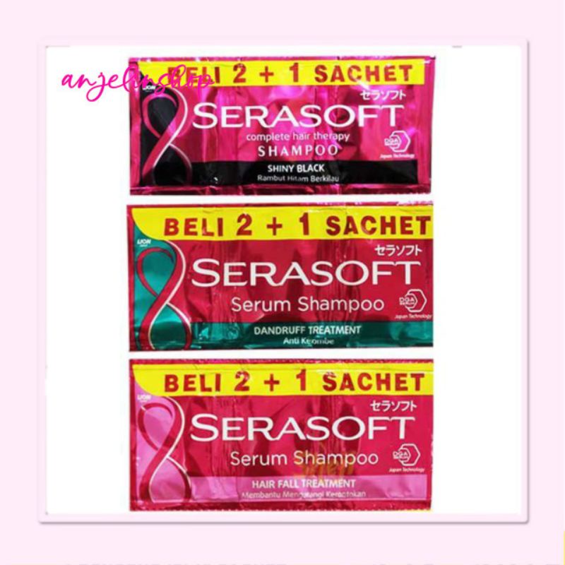 SHAMPOO SERASOFT SACHET KEMASAN 1 SACHET ISI 3 PCS [1 RENCENG]