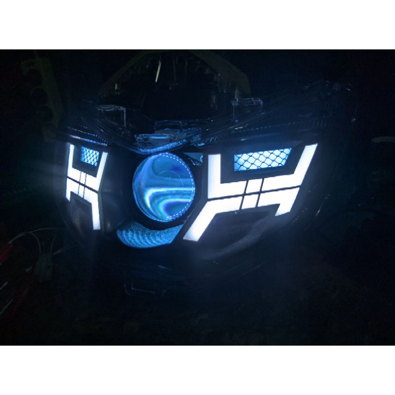 headlamp nmax lampu depan nmax custom proji projector nmax
