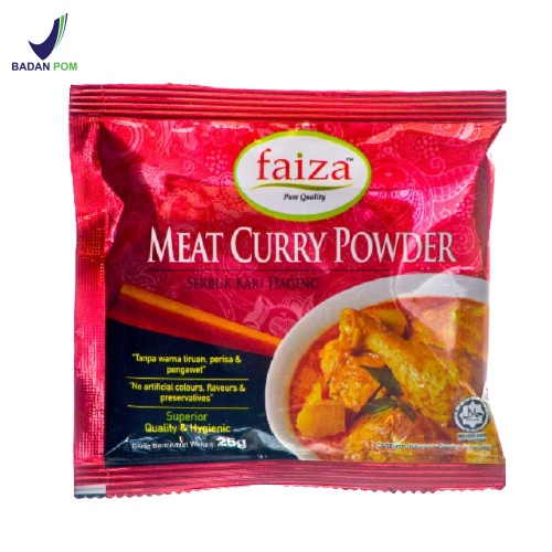 Jual Bubuk Rempah Kari Daging Meat Curry Powder Faiza 25gr Shopee