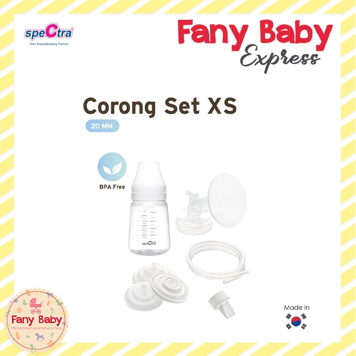 SPECTRA CORONG SET / PREMIUM BREAST SHIELD WN WITH PP BOTTLE