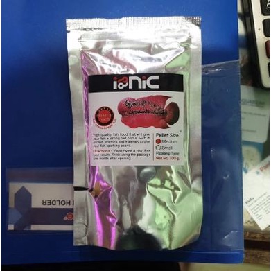 Makanan Ikan Hias Louhan/Lohan 100gr IONIC Pelet