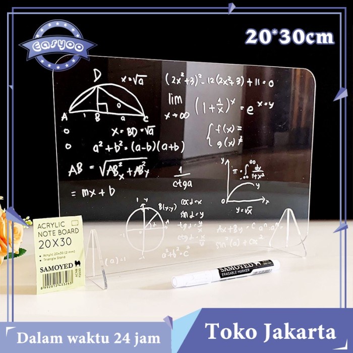 

Papan La048 Acrylic Msage 30 20Cm Papan Tulis Planner Schedule Office Home D