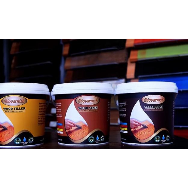 Cat Kayu Transparan Top Coat Biovarnish Clear Coat Gloss - Gloss